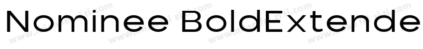 Nominee BoldExtended字体转换